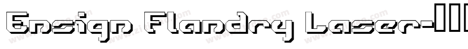 Ensign Flandry Laser字体转换